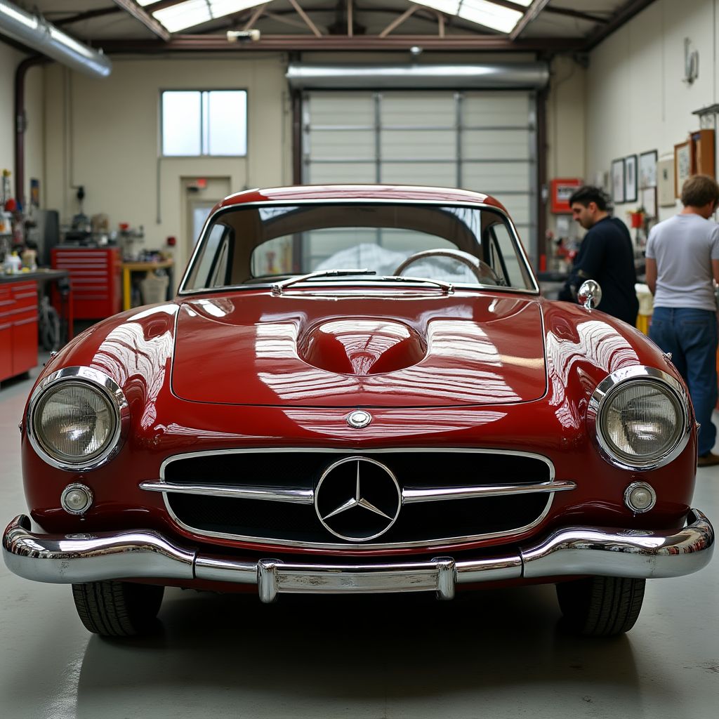 Restauración de auto clásico