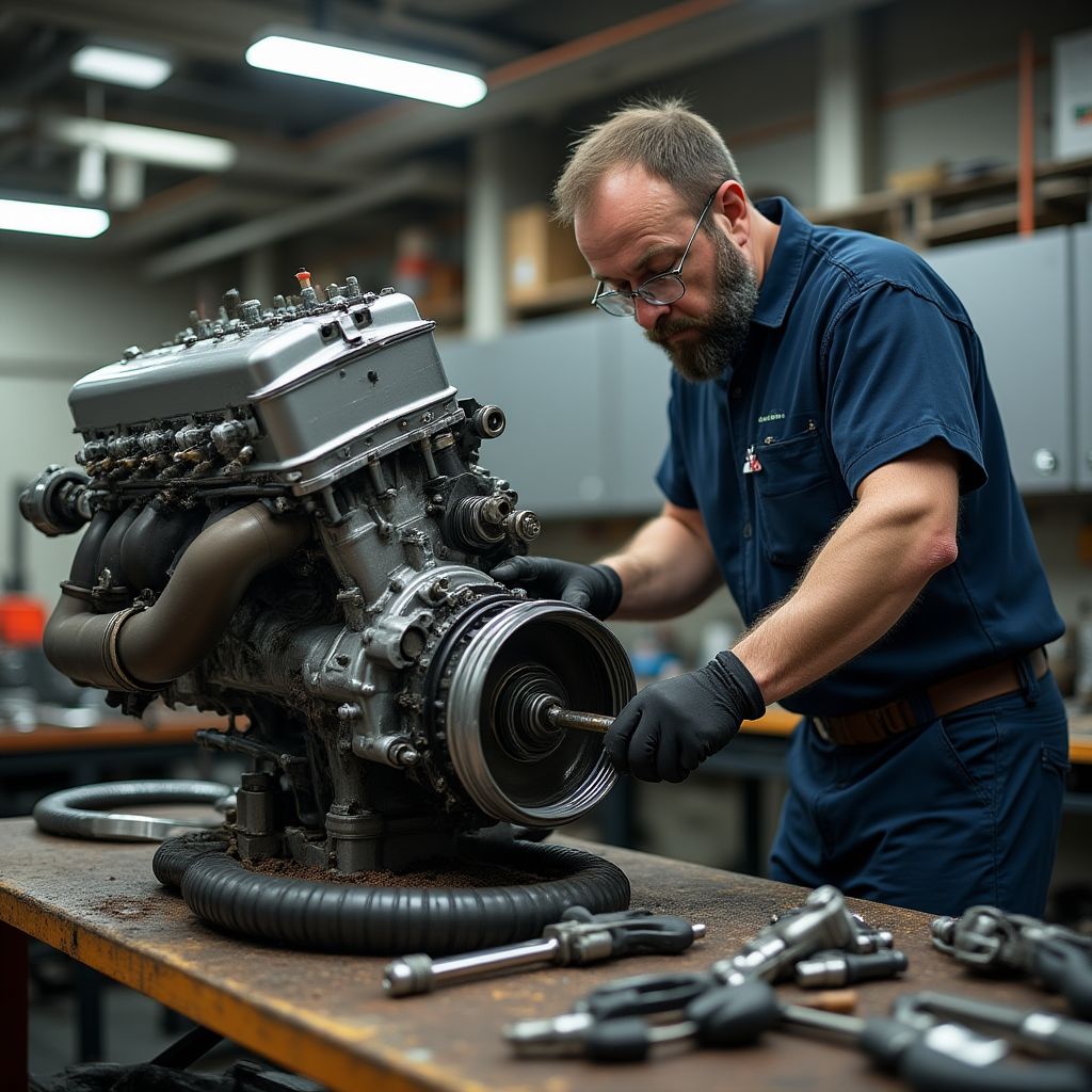 Reparación de motor
